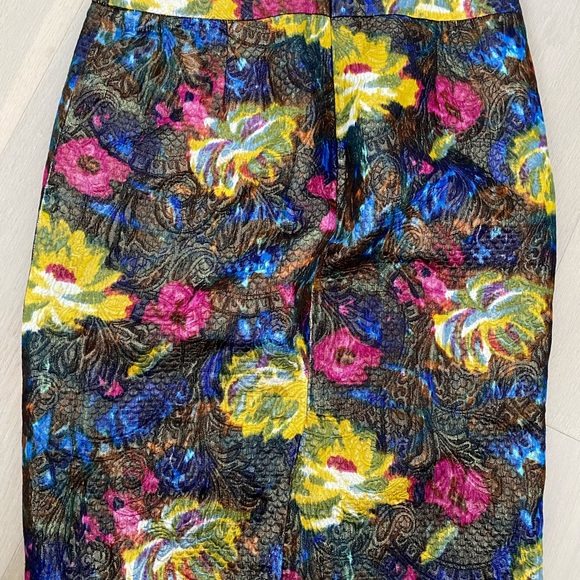 J Crew Silk and Cotton Skirt Size 4 - Picture 4 of 5